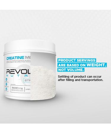 Revolution Nutrition Creatine Monohydrate 500g Pure unflavoured Increases Muscle Performance Boosts Energy and Supports Recovery 100 Servings 100 Servings (Pack of 1) - Buy Online on SooperMarket.com