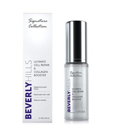 Beverly Hills Anti Aging Collagen Face Cream with EGF that Rejuvenates Stem Cells and Repairs Skin | Anti Wrinkle Face Cream with Multi Peptide Complex for Cell Repair & Collagen Production  30mL