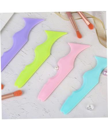MAGICLULU 12 Pcs Silicone Beauty Ruler Blue Eyeliner Pencil Blue Mascara Silicone Eyeliner Aid The Face - Buy Online on SooperMarket.com