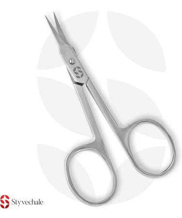 Professional Stainless Steel Curved Cuticle Scissors Manicure Cutter for Nail Toenail Trimming Eyebrow Eyelash for Women and Men - Buy Online on SooperMarket.com