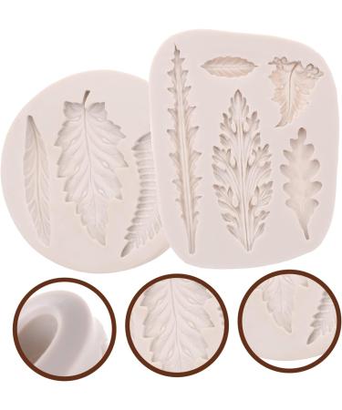 Alipis 10 Pcs Leaf Mold Christmas Silicone Molds Silicone Gummy Molds Adorable Baking Molds Leaves Cookie Molds Cake Decorating Cake Baking Mold Silicone DIY Mosaic Epoxy White Silica Gel - Buy Online on SooperMarket.com