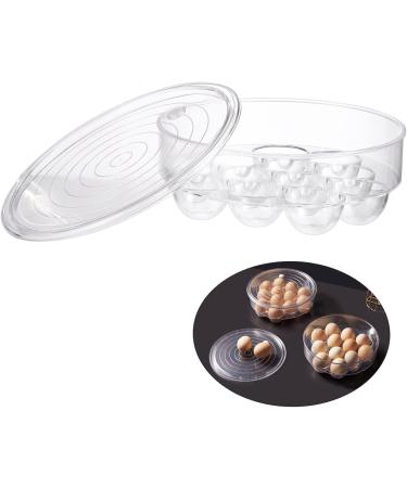 OSALADI 1pc Refrigerator Bin Clear Egg Container Transparent Organizer Storage - Buy Online on SooperMarket.com