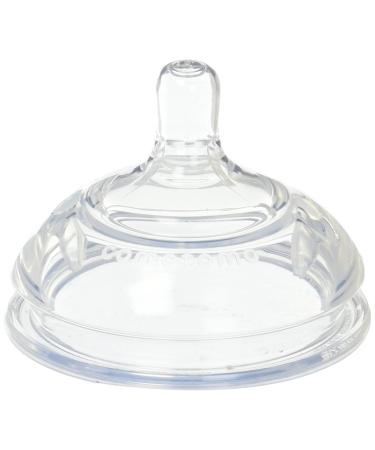 Comotomo Replacement Nipples in Fast Flow for Ages 6+ Months : Total of 4 Replacement Nipples