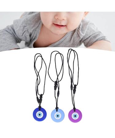 3PCs Children's Tooth Toys - Blue Sky Blue & Purple Silicone Teething Toys for Toddlers - Perfect for Home & Travel - Buy Online on SooperMarket.com