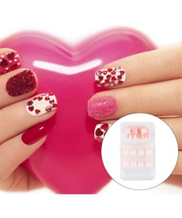 dijiusidy False Nail Perfect Matching Simple to Wear Fingernail Full Coverage Press Type Strong Viscosity Adjustable Paster Type 33 F741 Type 33 F741 - Buy Online on SooperMarket.com