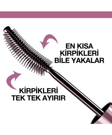 Maybelline Lash Sensational Mascara, Intense Black - Lengthening and Volumizing Formula - Buy Online on SooperMarket.com