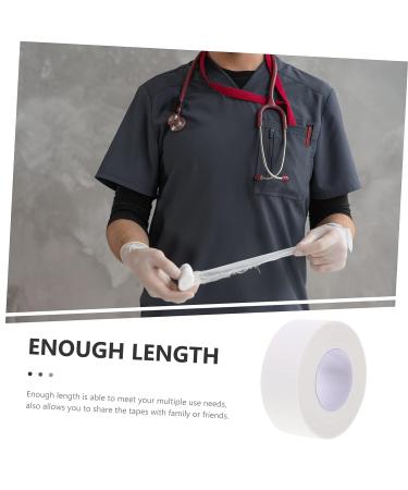 Healifty 5 Rolls Pressure Tape Elastic Wrap Bandages - Self Adherent Zither Finger Tape | Non-woven Fabric Athletic Wrap - 500x2x0.1cm White - Buy Online on SooperMarket.com