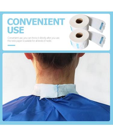 FOMIYES 10 Rolls Scarf Neck Paper Disposable Flexible Neck Strips Salon Neck Band Neck Protection Papers Collar Paper for Hair Cutting Neck Tape Stretchy White Elastic Roll Paper - Buy Online on SooperMarket.com