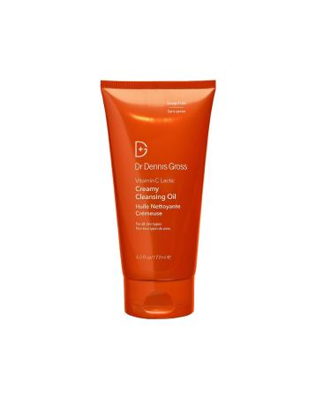 Dr Dennis Gross Vitamin C Lactic Creamy Cleansing Oil Removes Makeup & SPF 6 Fl Oz