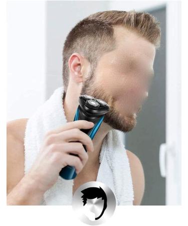 GeRRiT Electric Shaver for Men - 3-in-1 Blade Razor Waterproof LED Display Fast Charging - Ideal for Travel & Daily Use - Buy Online on SooperMarket.com