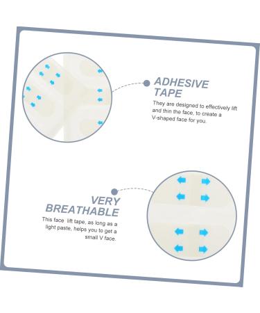 Healeved 400 Pcs Face Lifting Stickers Facial Lifting Tapes Tight Sticker Breathable Tape Adhesive - Buy Online on SooperMarket.com