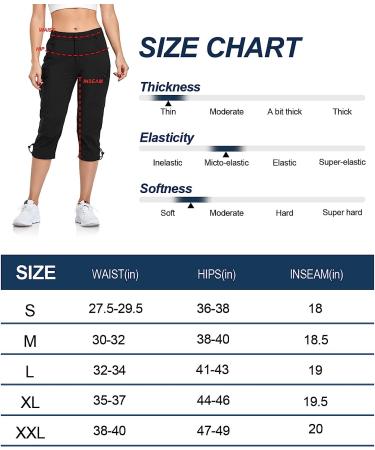 GymBrave Women's Hiking Cargo Pants - Quick Dry Capris for Outdoor Camping - UPF 50, Water Resistant, Zipper Pockets - Black, Medium - Buy Online on SooperMarket.com
