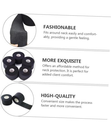 Housoutil 10pcs Hairdressing Neck Paper Barber Supplies Black Neck - Buy Online on SooperMarket.com