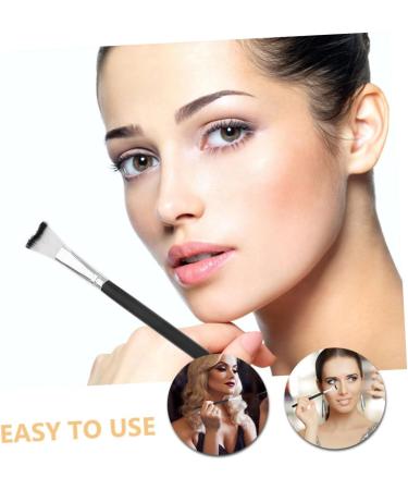 Baluue Makeup Tool Loose Powder Brush Nose Contour Brushes Blush Brush 18.50X1.00X1.00CM Black - Buy Online on SooperMarket.com