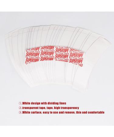 lasuroa 36pcs Double Sided Wig Tapes Extra Strong for Lace Wigs Waterproof Front Toupee Tape Thin and Light Comfortable Lace Tape for Hair Extension (White) - Buy Online on SooperMarket.com