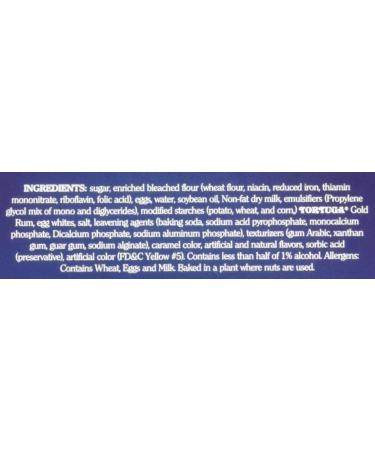 TORTUGA Caribbean Blue Mountain Rum Cake - 16 oz - Premium Gourmet Gift for Parties & Holidays - Buy Online on SooperMarket.com