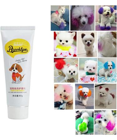 Tuelaly Hair Dye for Dogs & Cats - 80g Charming Purple | International Shipping Available - Buy Online on SooperMarket.com