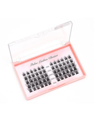 Buy 10-12-14-16mm Mixed Wide Stem Cluster Lashes | 3D Volume Soft & Lightweight Individual False Eyelashes - Buy Online on SooperMarket.com