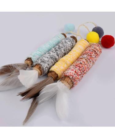 Silvervine Chew Sticks for Kittens - Natural Matatabi Cat Teething Toys for Teeth Cleaning and Stress Relief (10 PCS) - Buy Online on SooperMarket.com