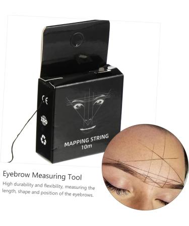 Gogogmee Ink Pattern Embroidery Thread Ruler Brows Eyebrow Mapping Thread Brow Stencil Brow Ruler Draw a Line - Buy Online on SooperMarket.com