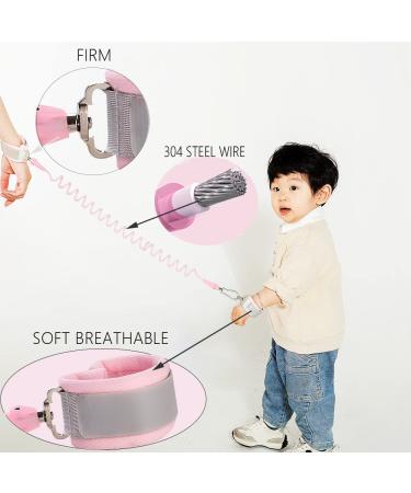 Baby Walking Safety Harness with Anti-Lost Wrist Link - Pink Unicorn Design for Toddler Girls/Boys Travel - Buy Online on SooperMarket.com