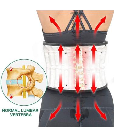 Decompression Belts for Lumbar Support | Pain Relief & Back Massage | Inflatable Traction Device - International Shipping - Buy Online on SooperMarket.com