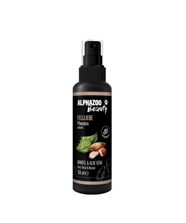 Alphazoo fur love care spray for dogs & cats 100 ml i optimal fur care i natural fur spray for soft shiny fur i against funch 100 ml (1 Pack)