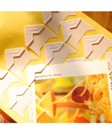 Nicunom 720 Self-Adhesive Photo Corners for Scrapbooks and Albums - Acid-Free, Easy Mounting - White (720 Pieces) - Buy Online on SooperMarket.com