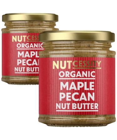 Organic Nut Butter (2 x 170g) Vegan Gluten-Free - Maple Pecan