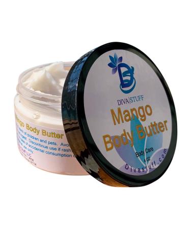 Mango Body Butter with Fresh Mangos By Diva Stuff 4oz