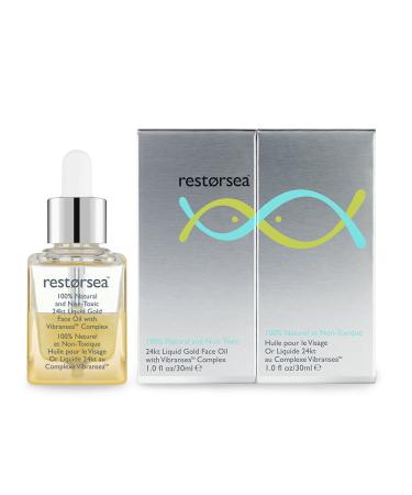 24kt Liquid Gold Face Oil with Vibransea Complex - Luxurious Hydration & Glow | International Shipping Available - Buy Online on SooperMarket.com