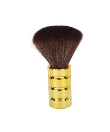 KUIKUI Soft Gentle Neck Duster Brush for Professional Barber Neck Cleaning - Gold