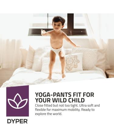 DYPER Bamboo Baby Diapers Newborn Size | Cloth Alternative for Day & Overnight | Plant-based Eco-Friendly Diapers | Hypoallergenic & Unscented | 34 Count Pack - Buy Online on SooperMarket.com