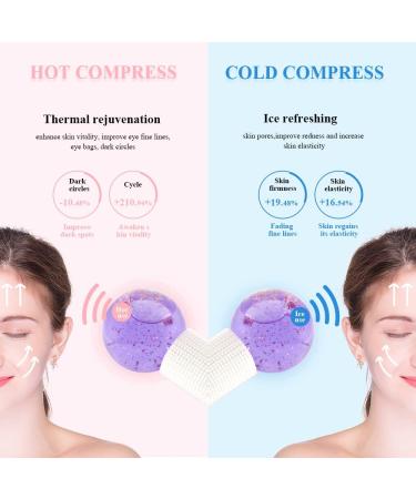 Face Ice Globes- Perfect Beauty Tool to Reduce Puffiness and Redness Ice Globes for Face- Brighten Skin & Enhance Your Natural Glow Facial Ice Globes -Tighten Skin and Reduce Fine Lines Purple - Buy Online on SooperMarket.com