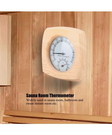 HEEPDD Sauna Room Thermometer & Hygrometer - Premium Wooden Meter for Indoor Use | Best for Sauna & Humidity Control - Buy Online on SooperMarket.com