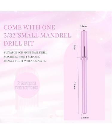 Small Sanding Bands for Nail Drill - 100Pcs 180 Grit Mini Sanding Bands with 3.1mm Mandrel Bits for Acrylic & Gel Manicures (Purple - Buy Online on SooperMarket.com