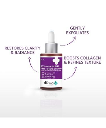 30% AHA + 2% BHA Peeling Solution | Deep Exfoliation for Clogged Pores & Acne Marks | Anti-Aging Skin Care | 1.01 Fl Oz - Buy Online on SooperMarket.com