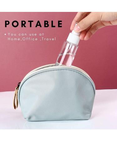 Symbah Small Spray bottle 50ml atomiser empty clear fine mist plastic Refillable spray bottles for Traveling Make-up Skincare Cleaning Liquids (3 PCS) with Funnel - Buy Online on SooperMarket.com