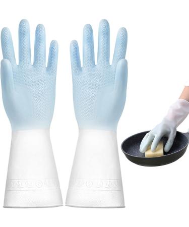 Household Cleaning Gloves | Kitchen Cleaning Gloves | Waterproof Household Rubber Dishwashing Cleaning Gloves for Dishesand Household Chores - Buy Online on SooperMarket.com