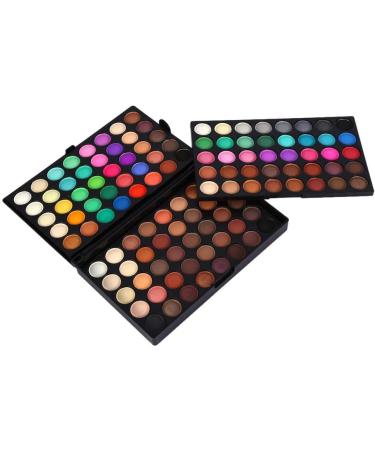 120 Colors Eyeshadow Palette - Professional Shimmer & Matte Waterproof Makeup Set - Buy Online on SooperMarket.com