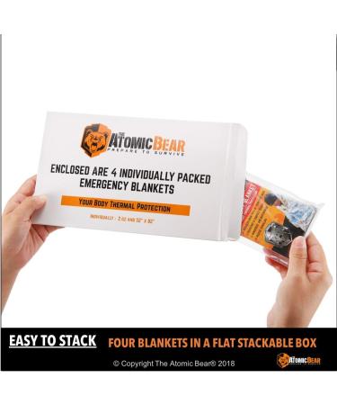 Emergency Blanket - Lightweight Mylar Foil for Survival Thermal Protection - Ideal for EDC, Camping, Hiking, Hunting - Buy Online on SooperMarket.com