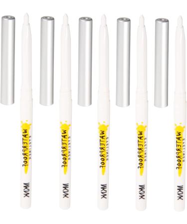 Healeved 25 Pcs White Lying Silkworm Pen Eye Shadow Makeup Cosmetics White Eyeliner Makeup Eyeliner Abs - Buy Online on SooperMarket.com