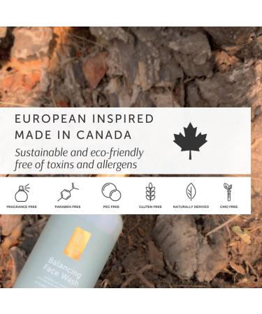 Balancing Face Wash for Sensitive Skin - EWG VERIFIED with Baobab & Sacha Inchi | 118ml/4oz - Shop Internationally - Buy Online on SooperMarket.com