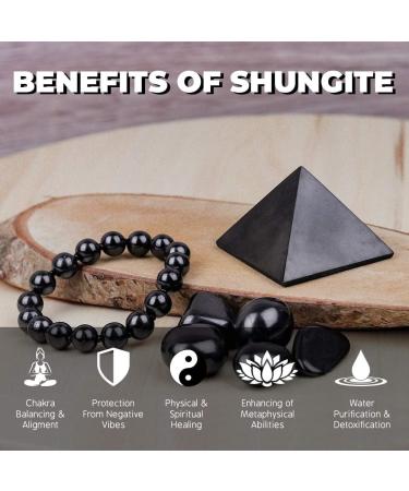 Heka Naturals Elite Shungite Water Chips 100g - Water Filter Crystals for Drinking Water - Natural Shungite Water Purification - Buy Online on SooperMarket.com
