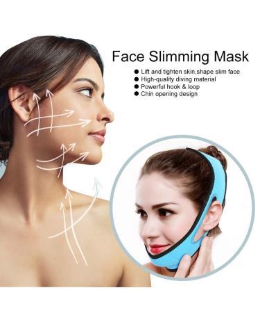 V-Line Face Lifting Slimming Bandage with Silicone Massage Pad - Firming Facial Belt - Buy Online on SooperMarket.com