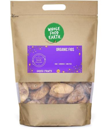 Wholefood Earth Organic Dried Figs 2 kg | Raw | Sundried | GMO Free | Vegan | High Fibre | Certified Organic & Pitted Prunes 70/80 1kg | GMO Free | Natural | Vegan | High Fibre - Buy Online on SooperMarket.com