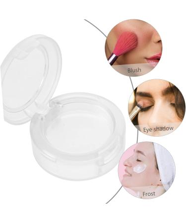 Gogogmee 8pcs Box Empty Eye Shadow Box Creme Eyeshadows Gram Jar To Go Makeup Tools Abs White Travel Cosmetic 4x3.8cm White - Buy Online on SooperMarket.com