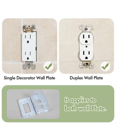 EUDEMON Baby Safety Electrical Outlet Cover Box - Childproof Large Plug Cover (Transparent) - Buy Online on SooperMarket.com