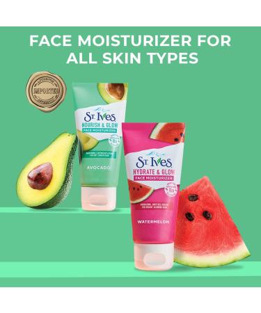St. Ives Nourish & Glow Avocado Face Moisturizer 3 oz - Hydrating Facial Cream - Buy Online on SooperMarket.com