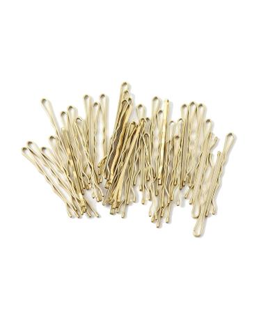 36 PCS Hair Kirby Grips 5cm Hair Grips Waved Hair Bobby Pin Clips Wire (Gold - Blonde)
